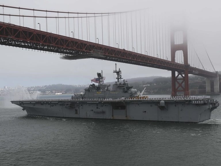 The USS Tripoli, the Navy's newest F-35 'lightning carrier,' is headed to the Indo-Pacific, bolstering US air power near China