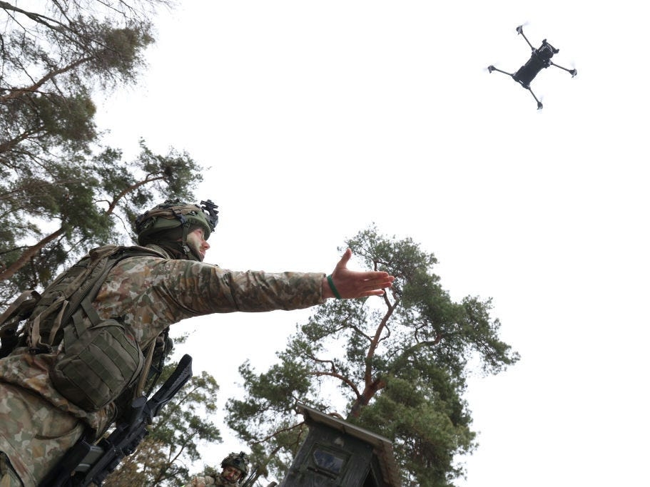 Belgium's defense minister says drones are the future of warfare, like gunpowder was in the 1300s