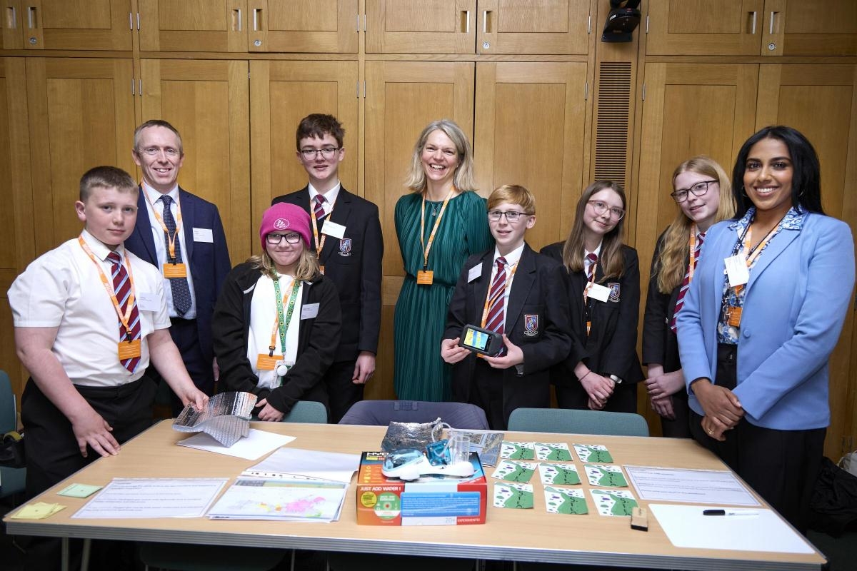 Students represent school at Parliament event
