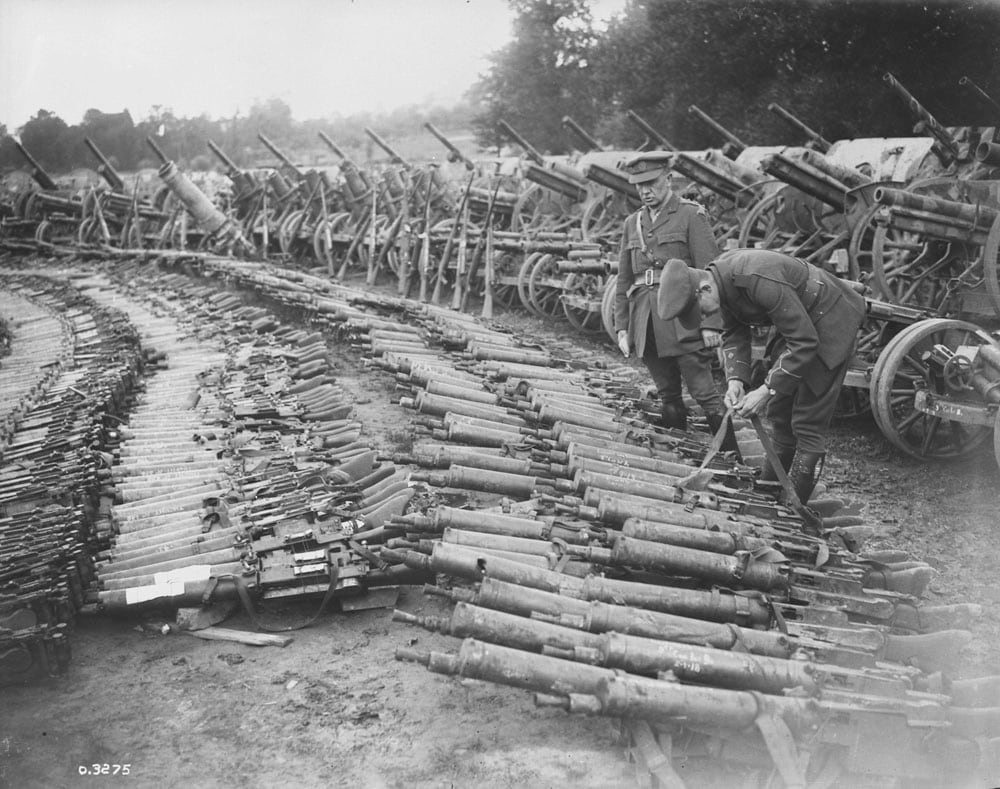 WW I machine-guns, 1870s cannons unearthed at PNE grounds in Vancouver