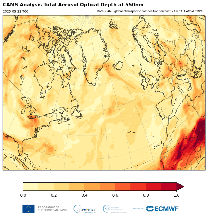 Canadian wildfire smoke blows over to Europe
