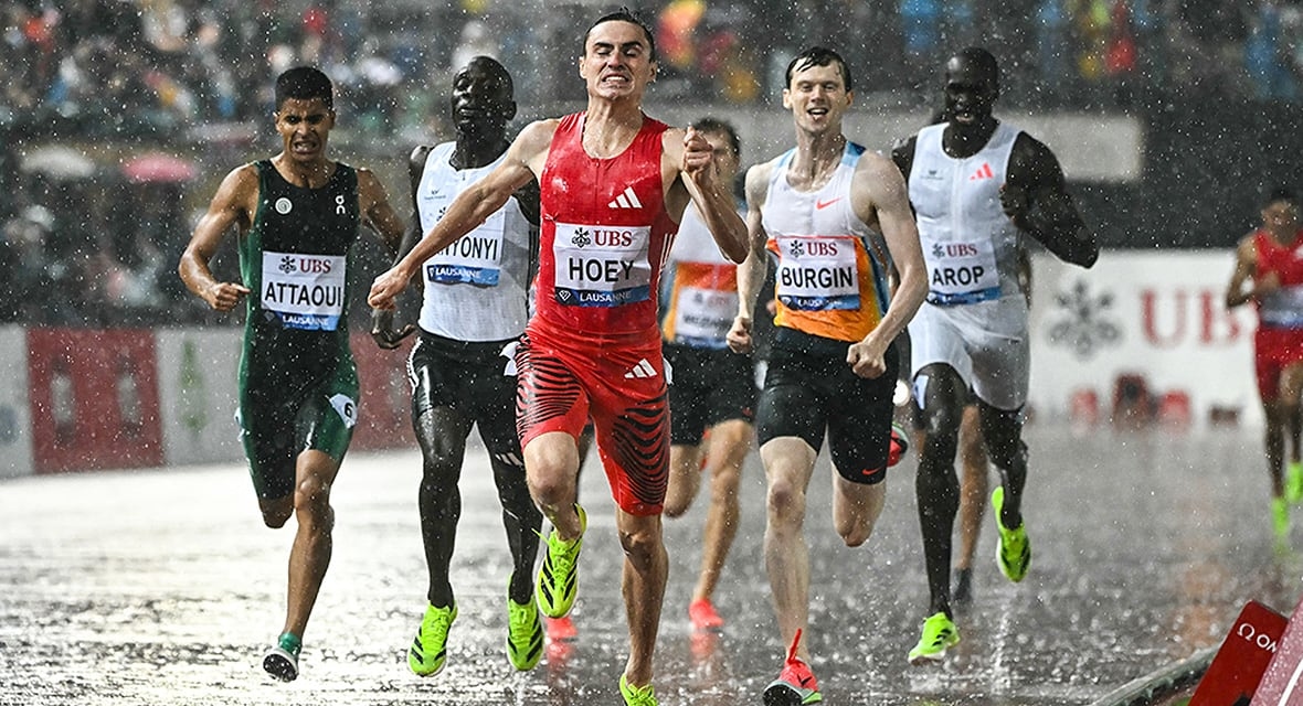 Marco Arop earns spot in Diamond League Final with solid 800m run in rainy Lausanne