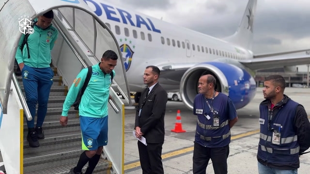 After draw against Ecuador, Brazil national team arrive in São Paulo