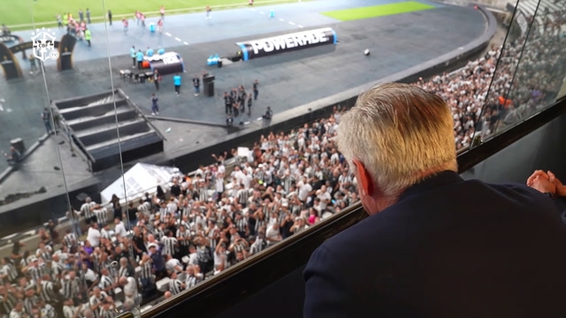 Carlo Ancelotti attends his first match in Brazil