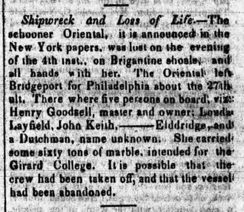 Bones found on N.J. beaches ID'd as captain of doomed 19th-century ship