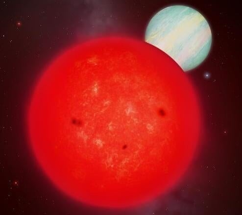 Massive planet discovered orbiting tiny star, puzzling scientists