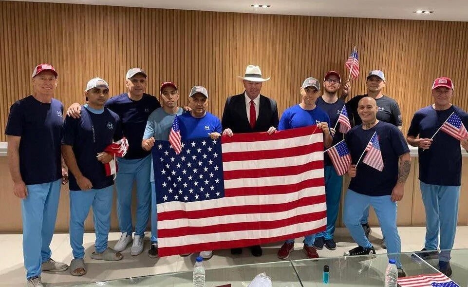 10 Americans freed in prisoner swap between U.S., El Salvador, Venezuela