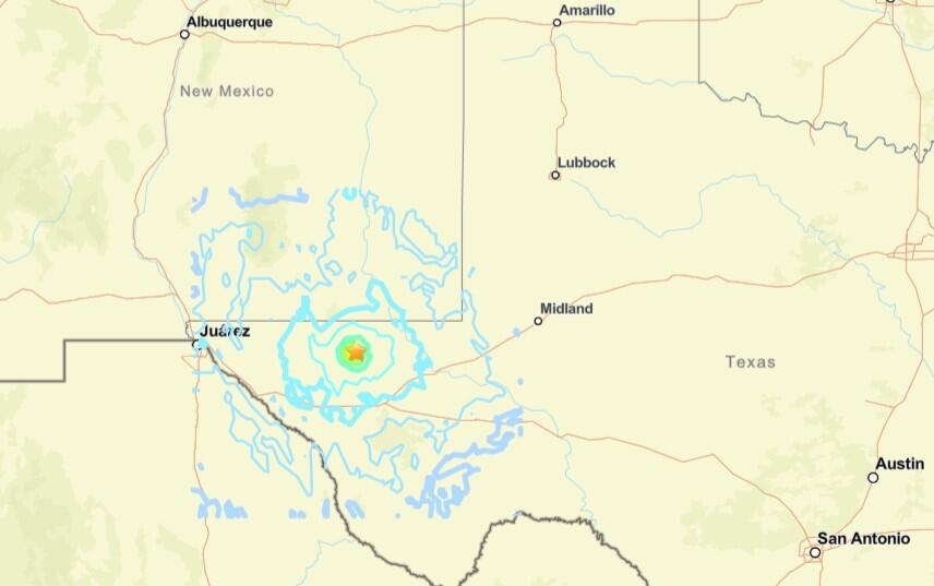 5.3-magnitude earthquake rattles rural southeastern New Mexico, West Texas