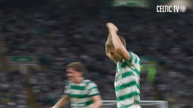 Pitchside Angle: Murray heads home his first Celtic goal
