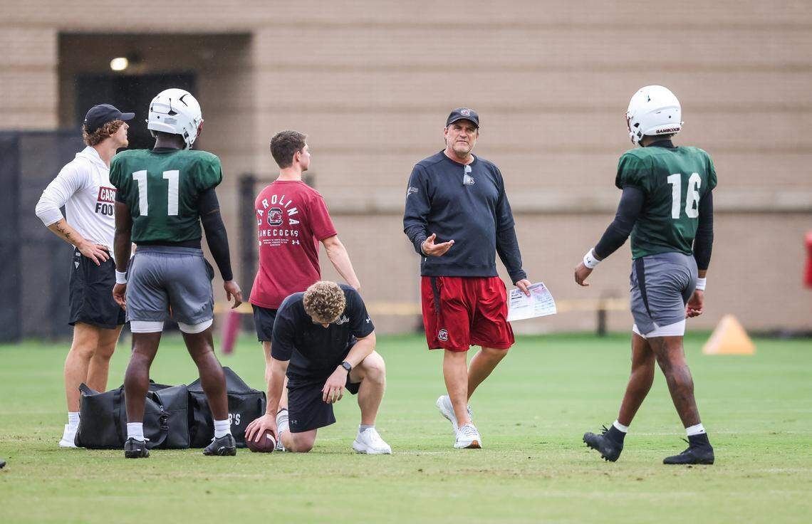 No bull: Mike Shula turns to poop prop to motivate South Carolina QBs