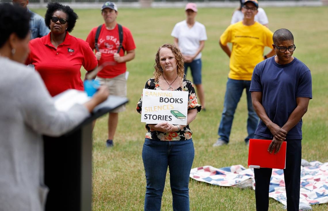 NC Republicans say their new bill is not about banning books. Yes, it sure is