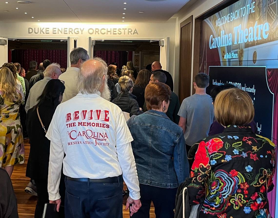 Charlotteans celebrate ‘a piece of Charlotte history' at reopening of Carolina Theatre