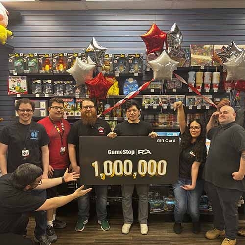 GameStop grades 1 millionth card under PSA partnership