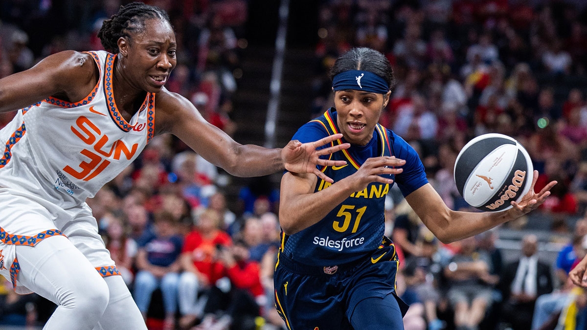 Fever's Sydney Colson sheds tears in 1st return to Aces
