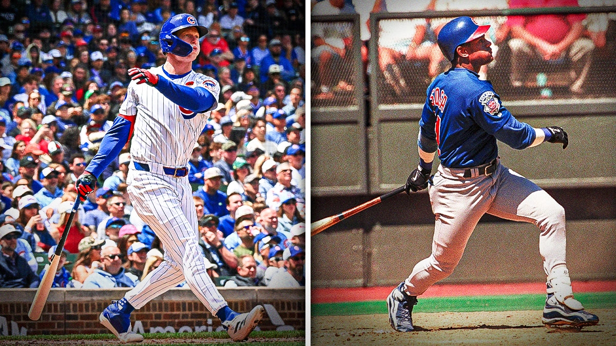 Sammy Sosa, Pete Crow-Armstrong picture goes viral in Sosa's return to Wrigley Field