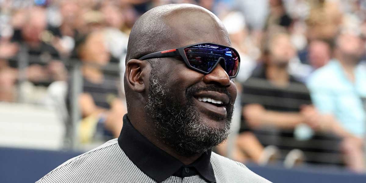 Shaquille O'Neal hilariously crashes NBA Countdown set before Game 1