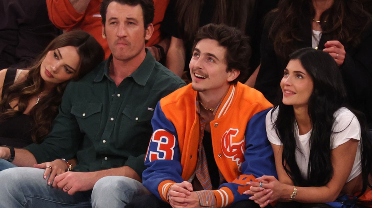 Timothée Chalamet, Kylie Jenner pack on the PDA during Knicks-Pacers Game 5