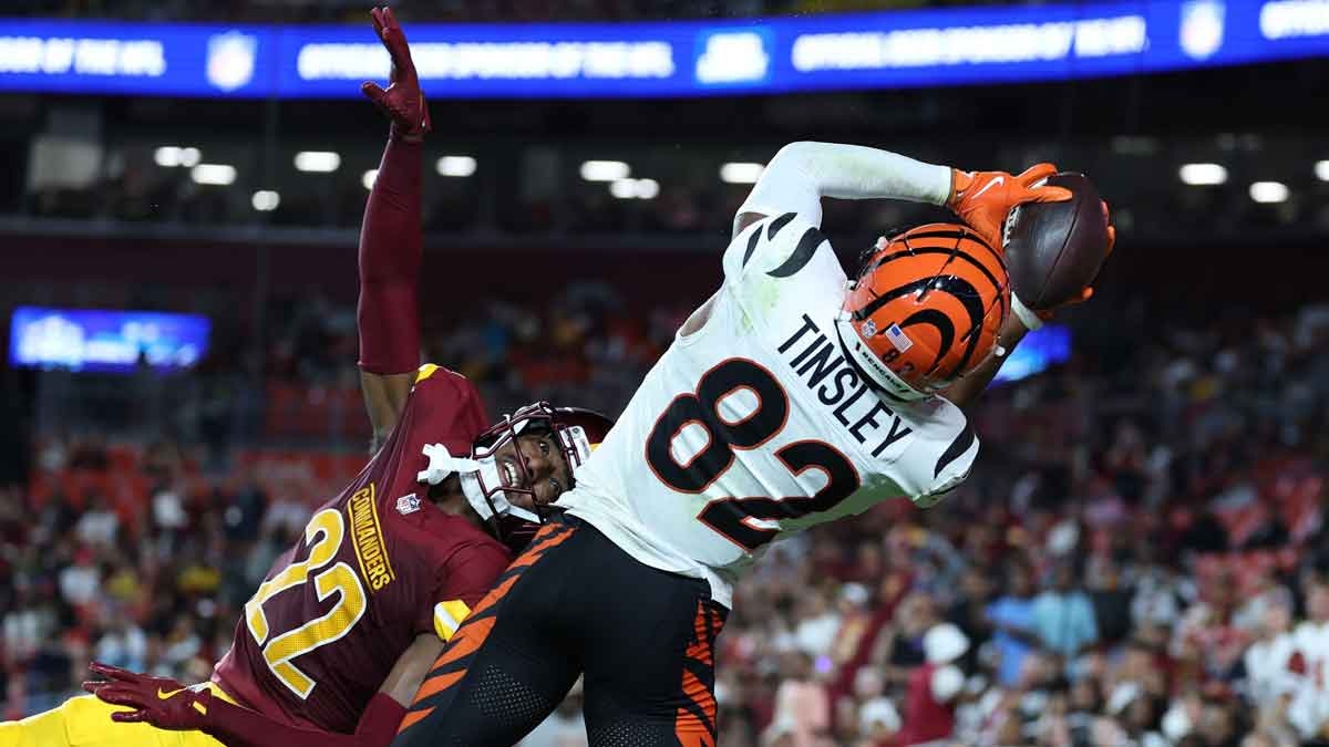 Bengals fans rave over Mitchell Tinsley's 2 TD preseason performance