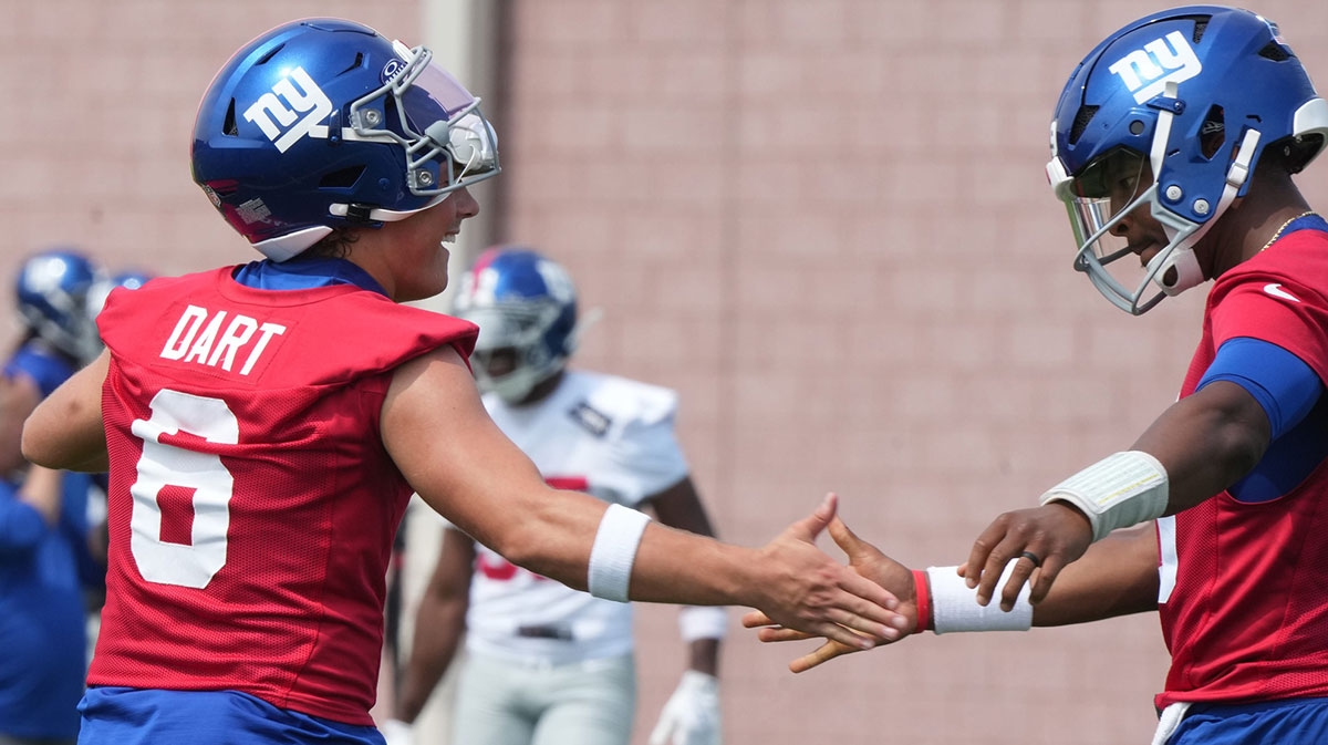 Giants' Jameis Winston raves about Jaxson Dart's aura