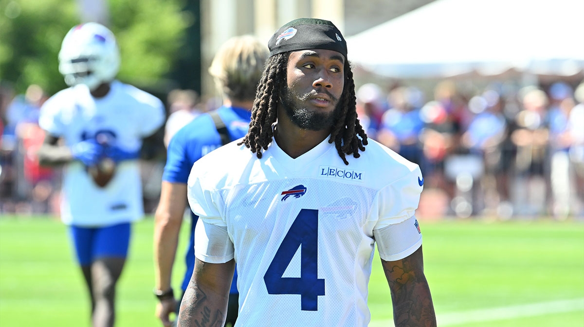 Bills' James Cook addresses contract situation after reporting for training camp