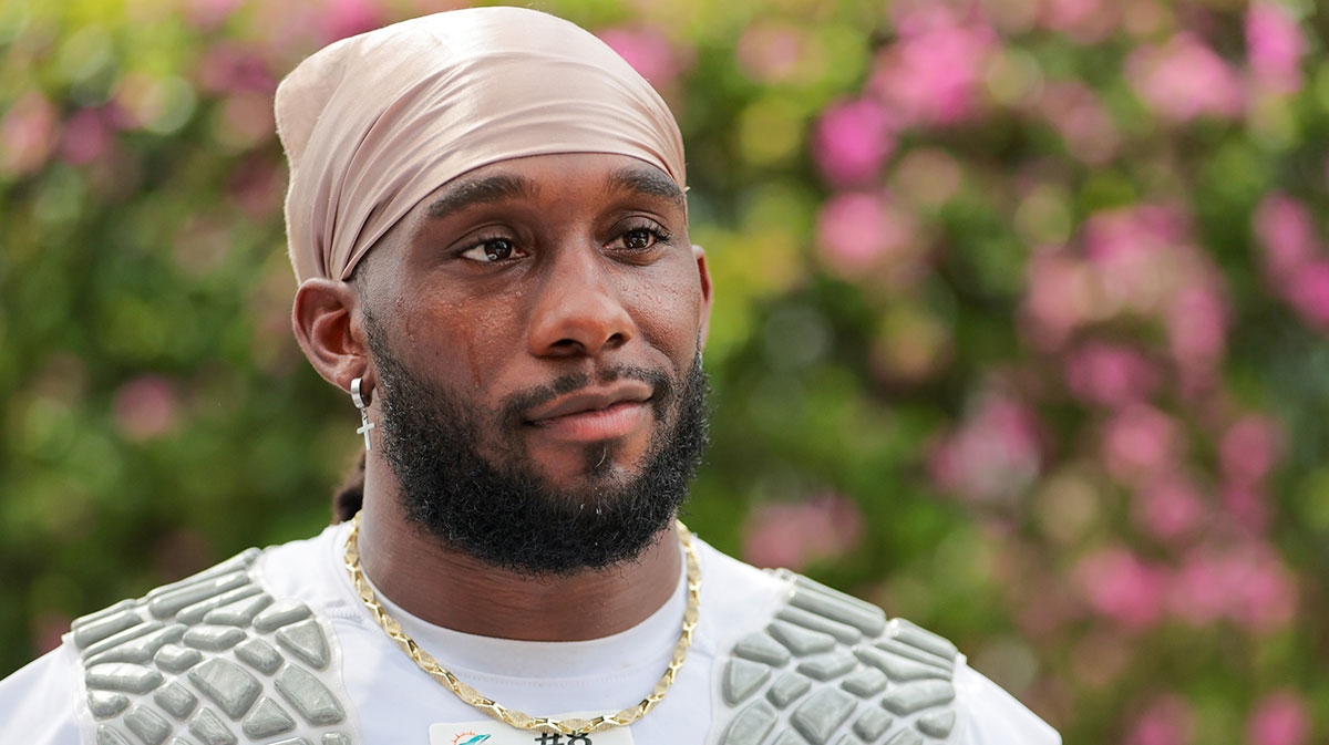 Dolphins' Alexander Mattison puts positive spin on fumbling issues during joint practice