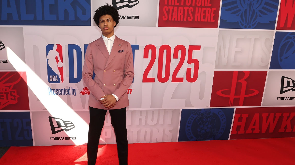 Rudy Gobert reacts to French connection in 2025 NBA Draft