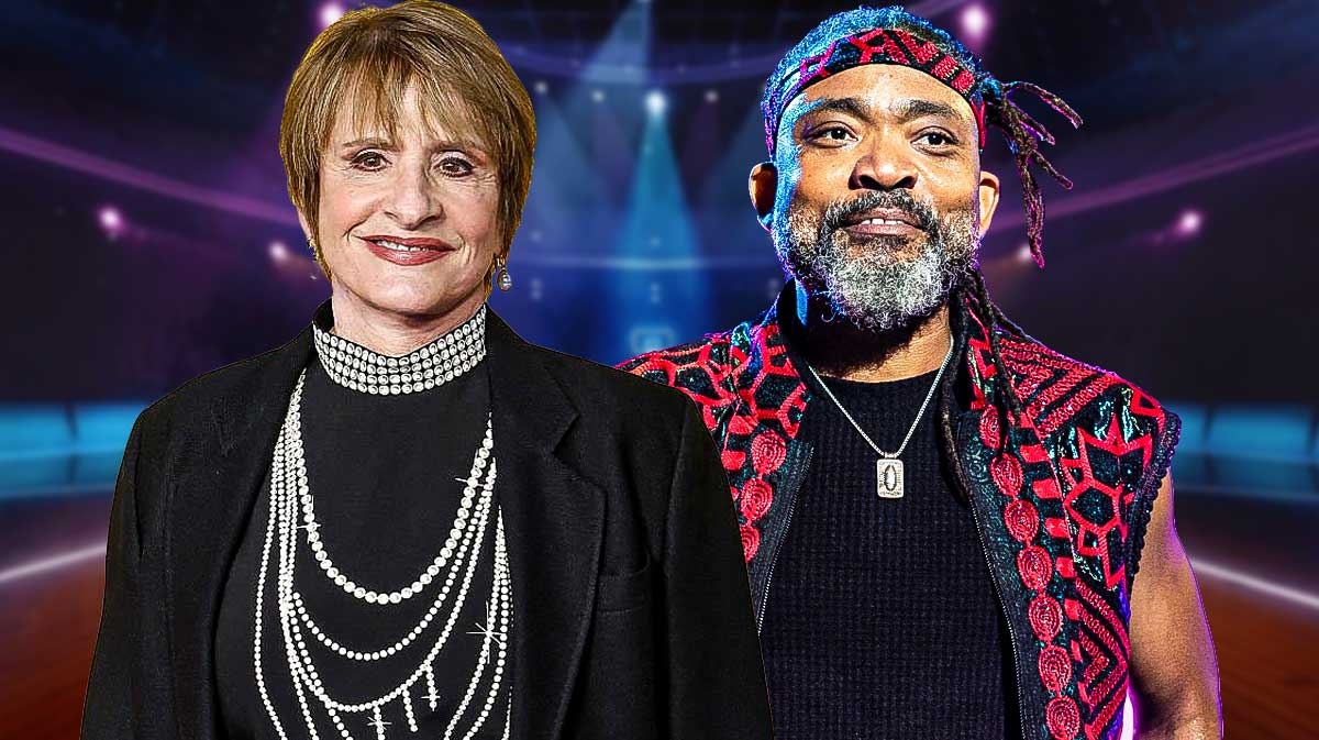 Patti LuPone, Machel Montano spotted at Lynx-Liberty game