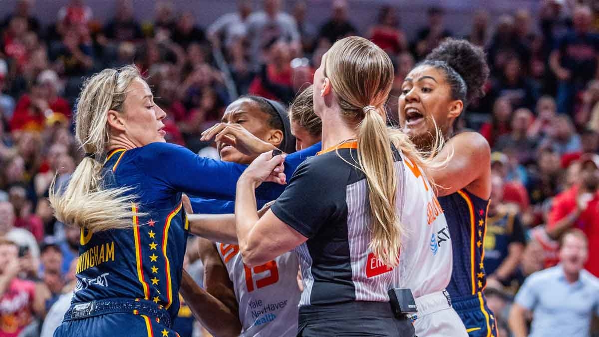 Three players ejected after brawl during Fever-Sun clash