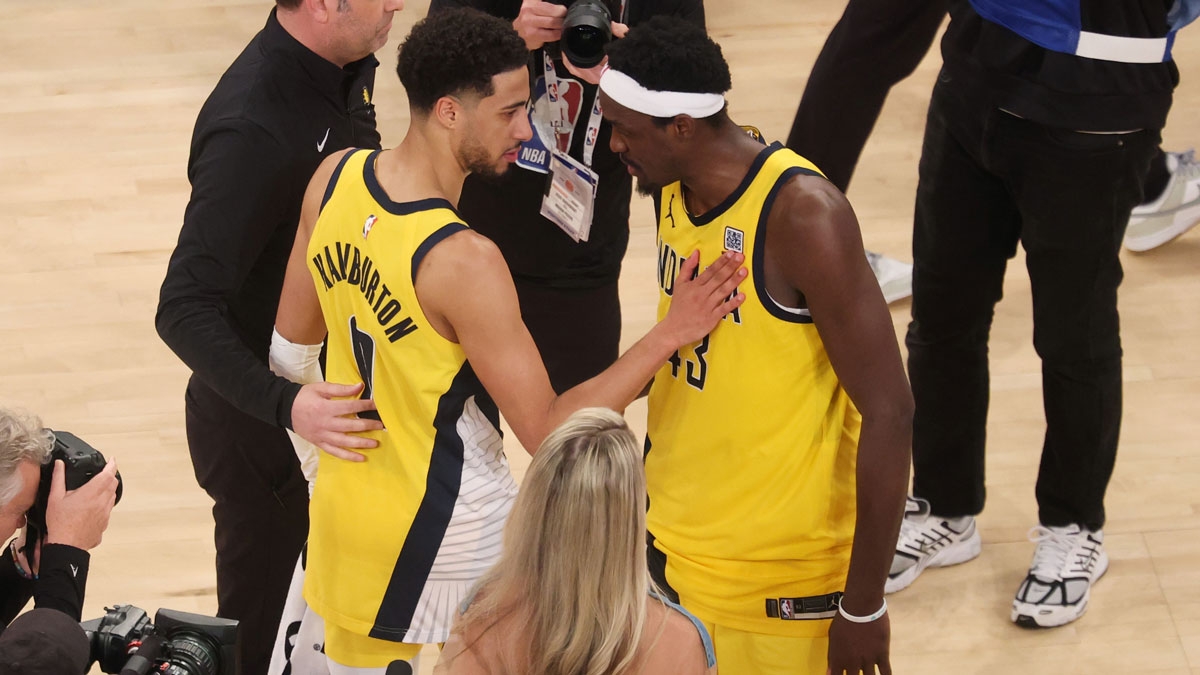 Pacers' Tyrese Haliburton reacts to Pascal Siakam winning ECF MVP over him