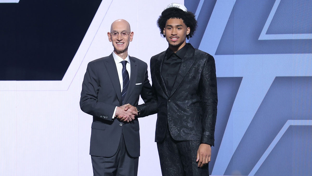 Dylan Harper's mom goes viral at 2025 NBA Draft after Spurs selection