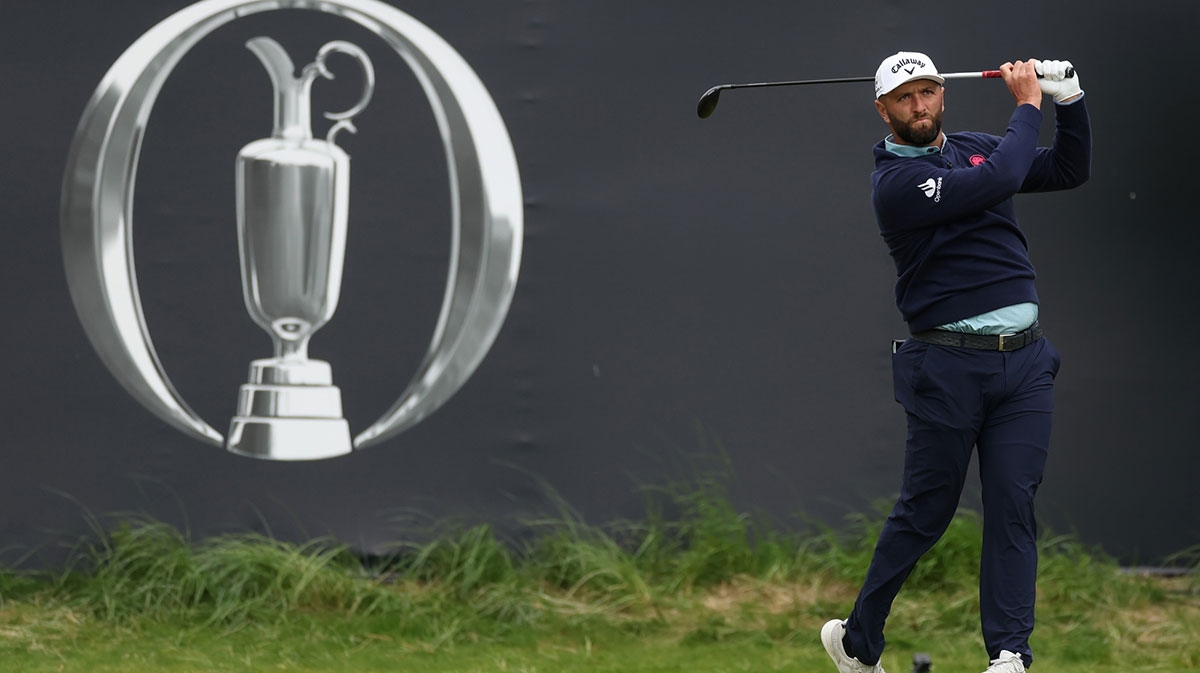 Jon Rahm goes off on Open Championship fan for ‘whistling' during backswing