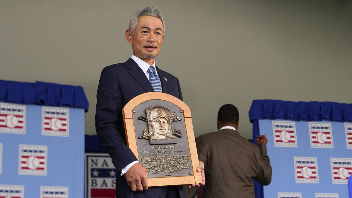 Ichiro Suzuki's plaque goes viral on HOF induction day