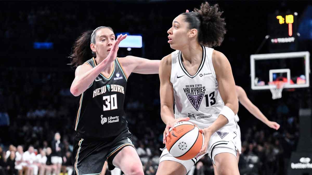 Valkyries' Rookie Janelle Salaün hits major WNBA milestone vs. Liberty