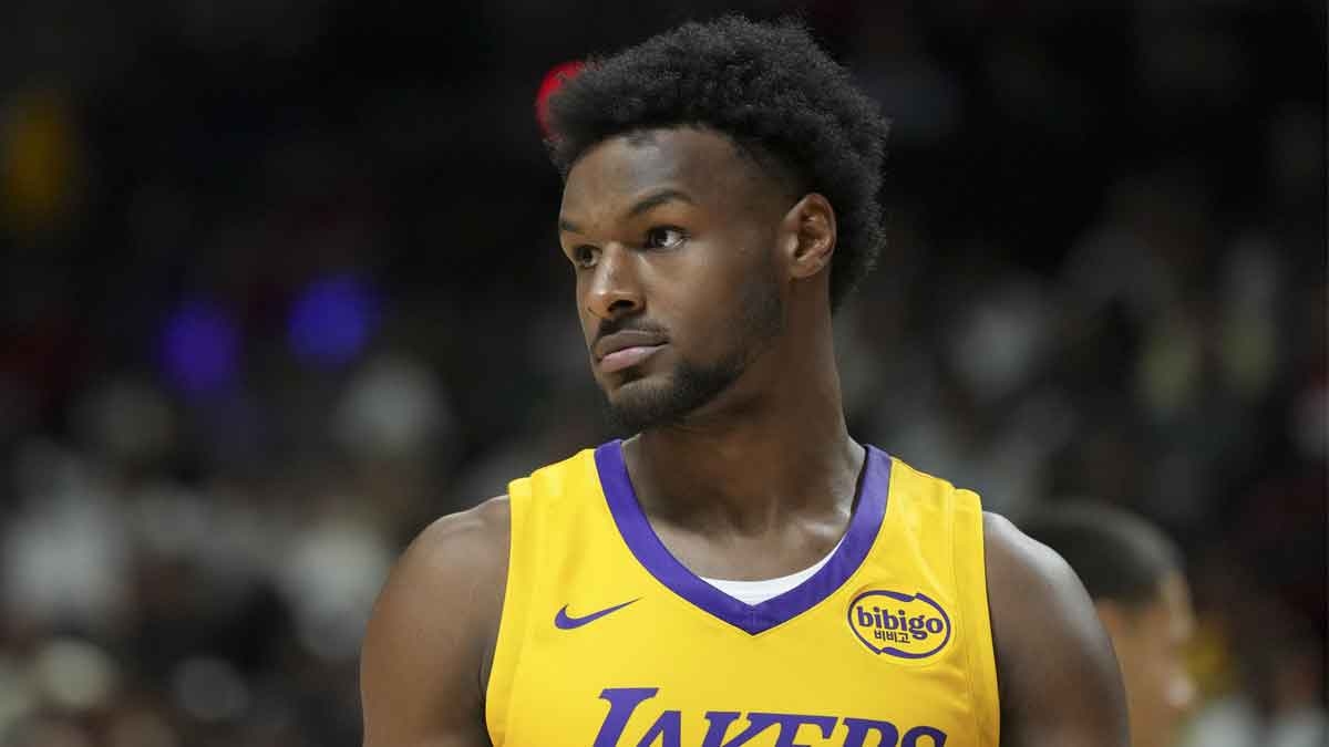 Lakers' Bronny James catches more attention after lighting it up vs. Celtics