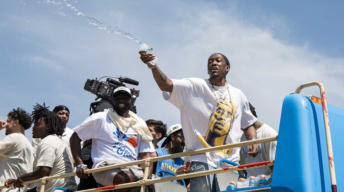 Jalen Williams claps back at claims Thunder's championship parade was a bust