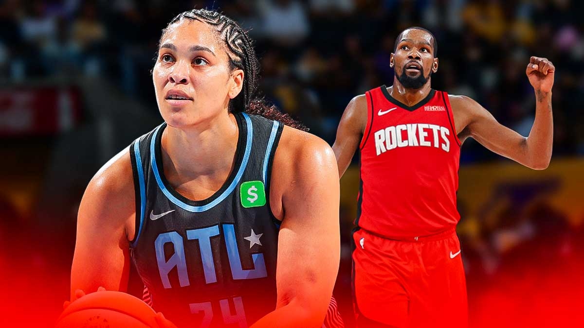 Dream's Brionna Jones wears new Nike KD 18 for All-Star Weekend