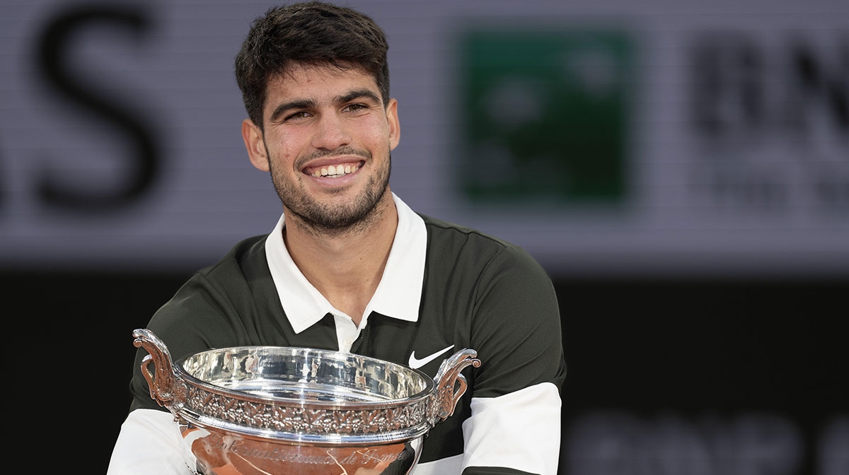 Carlos Alcaraz gets Tiger Woods comparison after epic French Open win