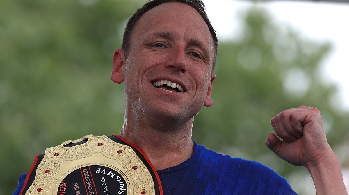 Joey Chestnut working on returning to competition after ban
