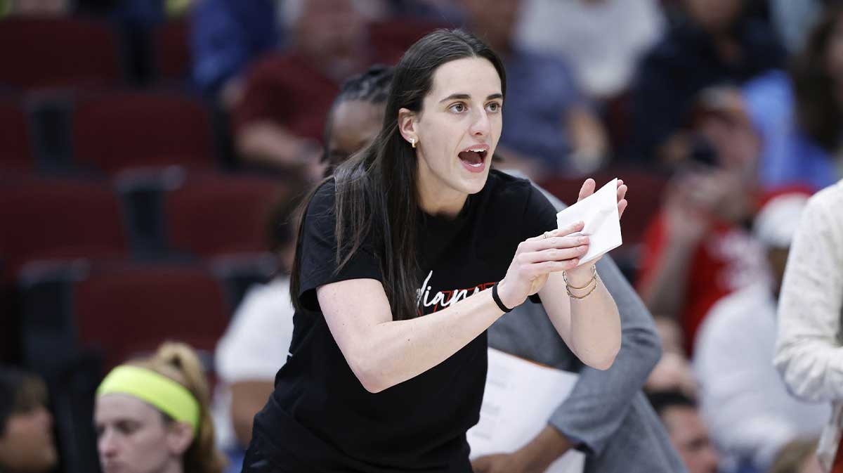 Camera catches Fever star Caitlin Clark's reaction to Angel Reese's blatant travel
