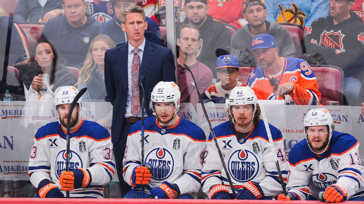 Kris Knoblauch's reaction to Oilers' 3rd period breakdown vs. Panthers