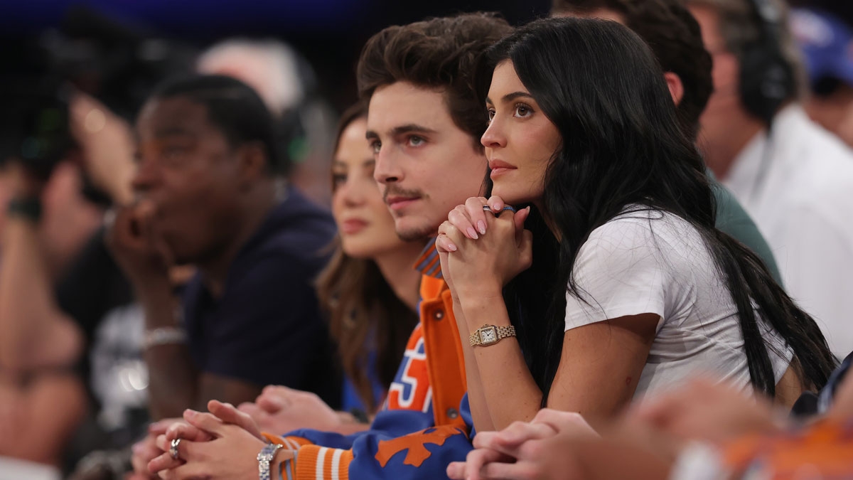 Kylie Jenner shares NSFW meme on how she and Timothée Chalamet celebrate Knicks win