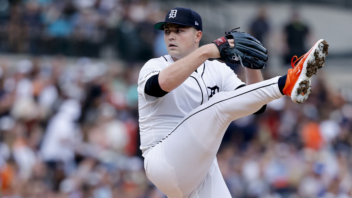 Tigers' Tarik Skubal still on baby watch during Blue Jays start