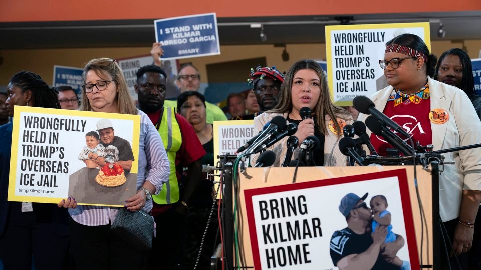 As Trump officials near deadline to return man deported to El Salvador, a group is demanding answers on student deportations
