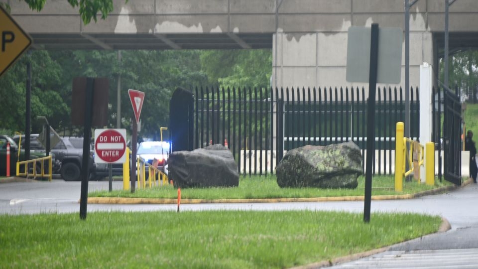 CIA security shot a woman outside the gates of agency's headquarters