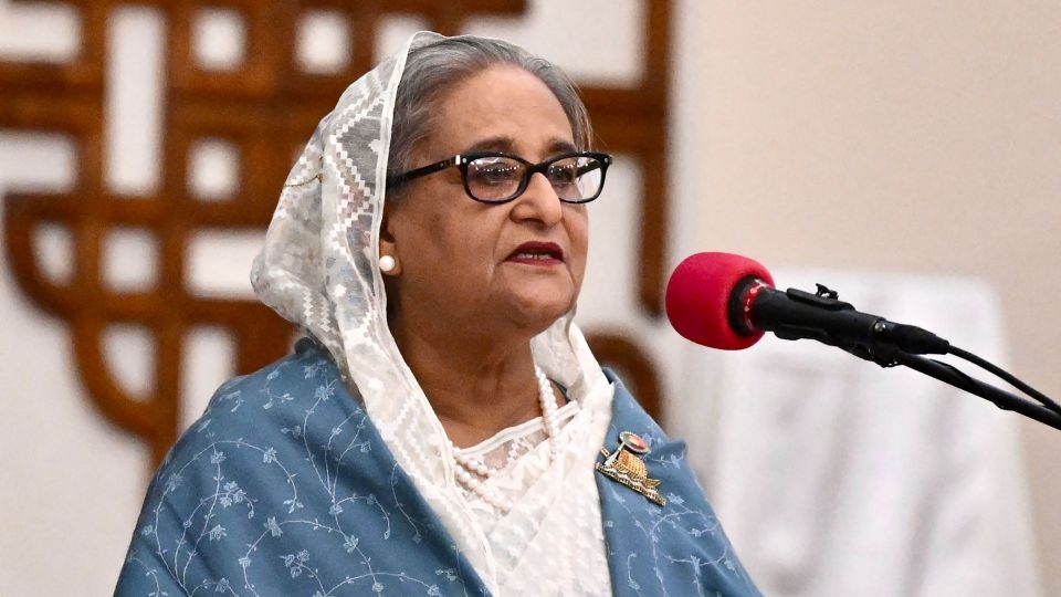 Exiled Bangladesh Prime Minister Sheikh Hasina's party barred from election