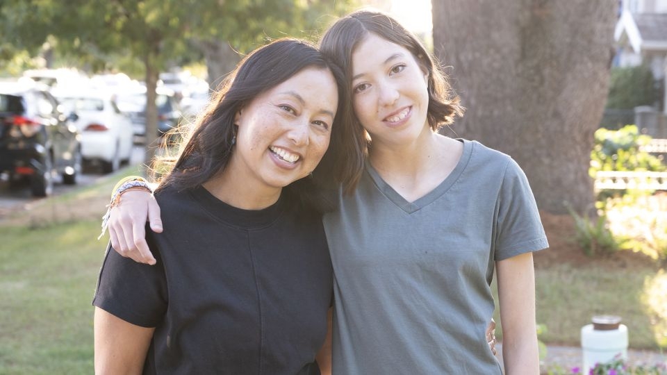 A 3-week-old baby received a heart transplant 14 years ago and gained a ‘donor mom'
