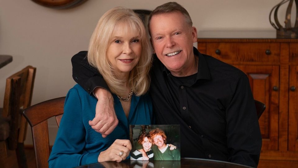 She got the last seat on a flight next to a stranger. They've been married for 40 years