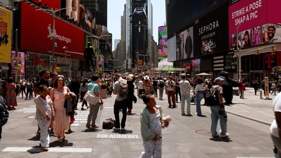 Fewer foreign tourists are visiting NYC. The city is feeling the pinch