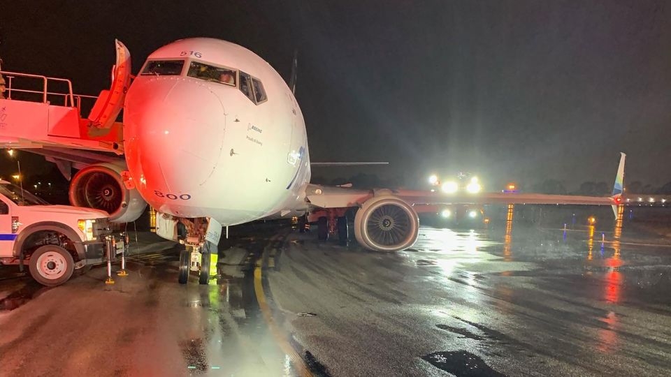 Landing gear collapse on Alaska Airlines 737 caused by ‘excessive grinding' during maintenance, NTSB says