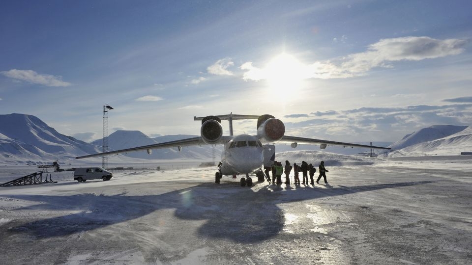 It's the world's northernmost airport. And its runway is melting